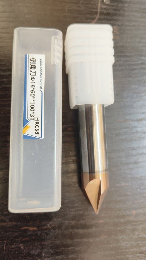 16mm 60 degree V-Groove bit