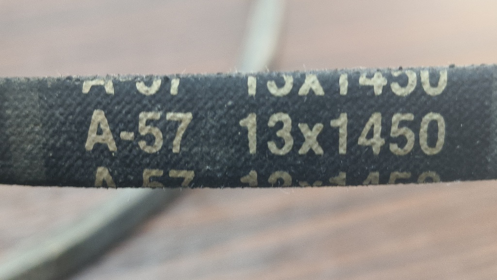 Air compressor belt 13x1450 A57