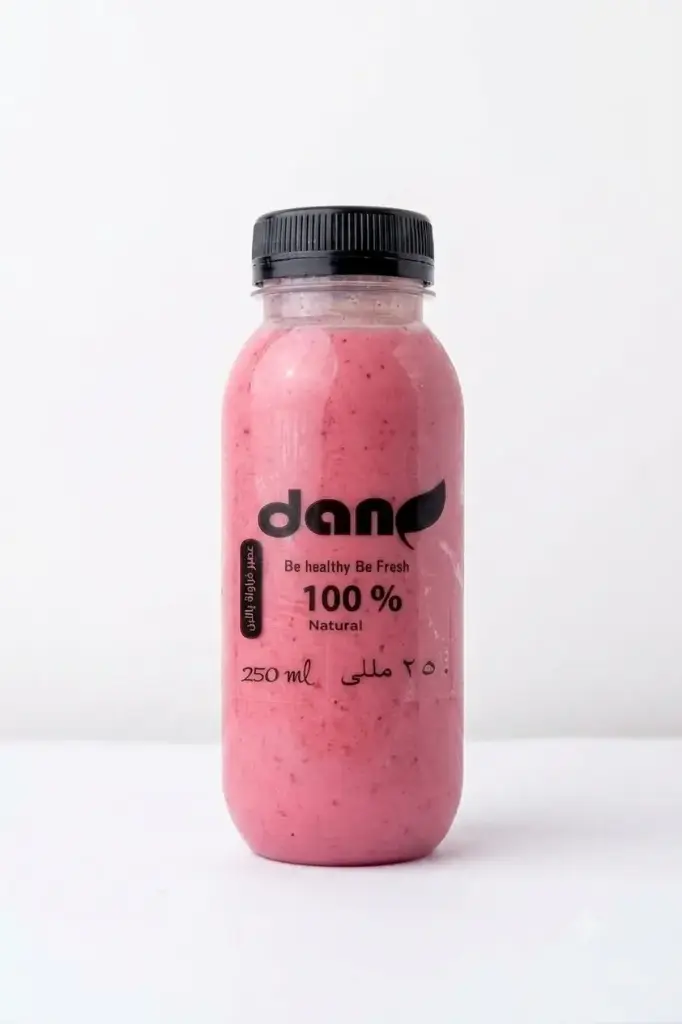 Dan Strawberry Milk (No Sugar Added) - 250ml